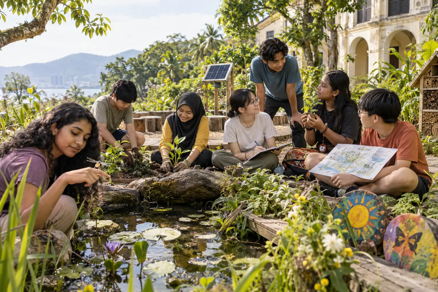 Young people imagining the future together